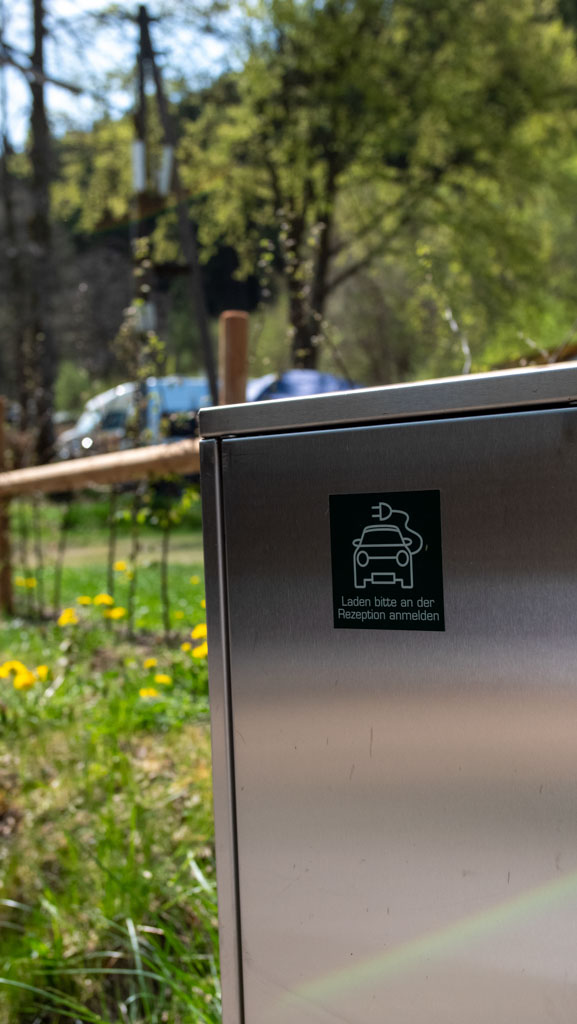 E-Ladesäule am Campingplatz
