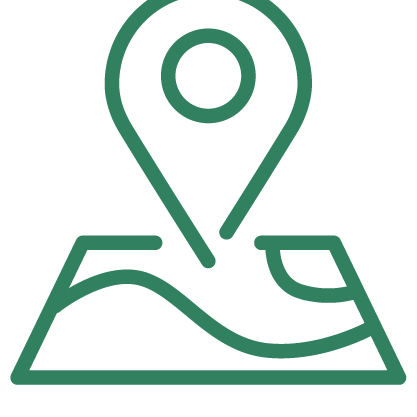 Zentrale Lage Icon