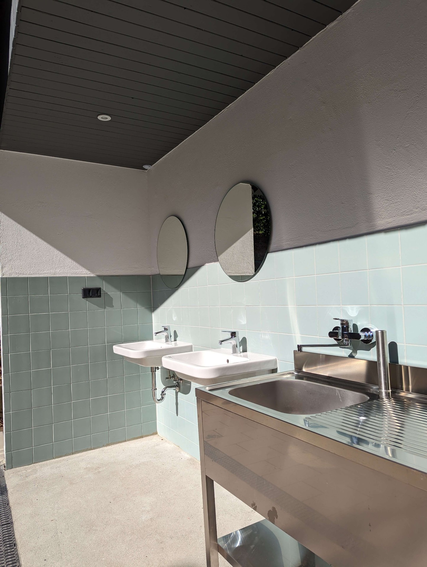 Sanitärgebäude Außenbereich